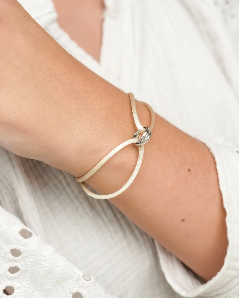 Armband met 3 ringetjes - Zilver - Gepersonaliseerde Armband