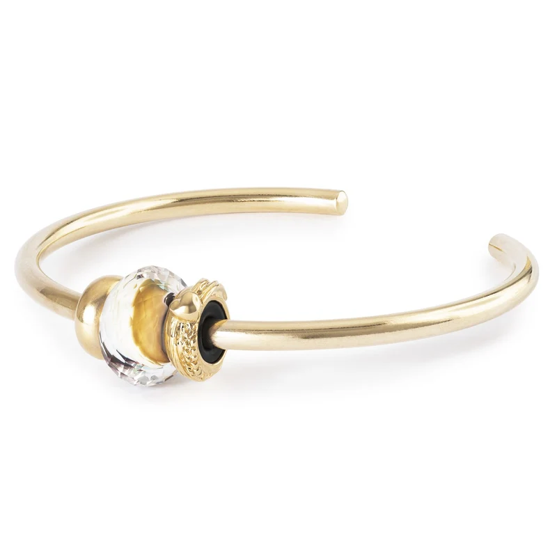 Herbsherz Spacer, 18k vergoldet