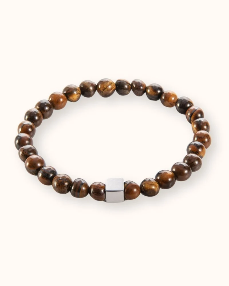 Mannen VOORDEELSET bruin - Gepersonaliseerde Heren Armbanden