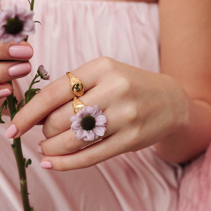 Geburtsblumen Ring