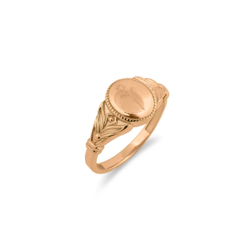 Geburtsblumen Ring