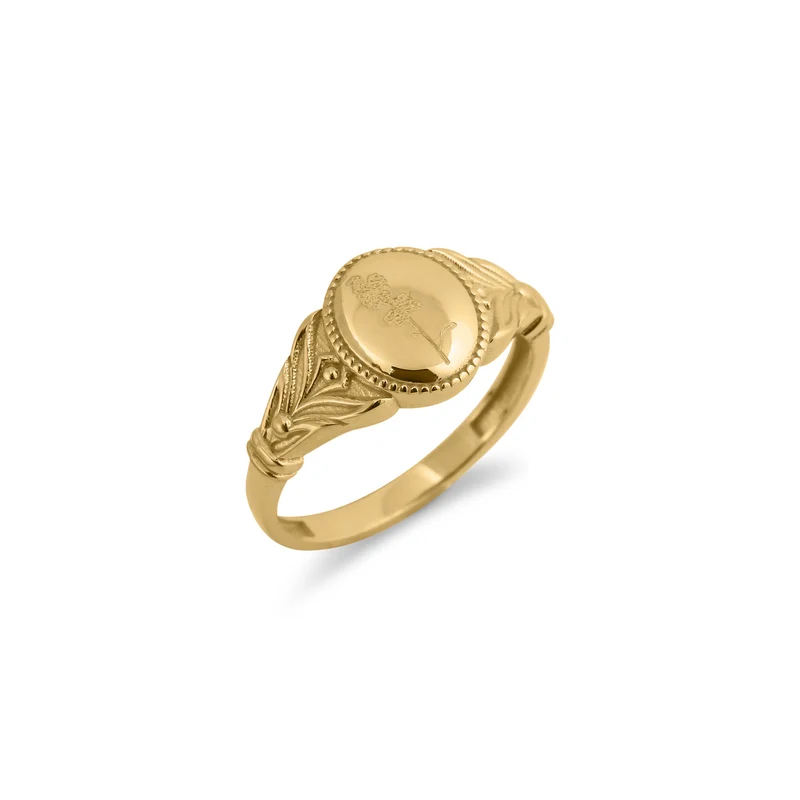 Geburtsblumen Ring
