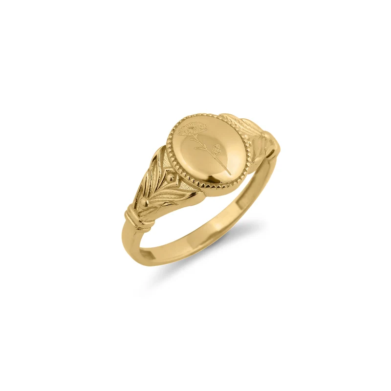 Geburtsblumen Ring