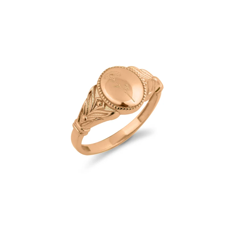 Geburtsblumen Ring