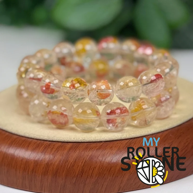 Mandarinenarmband „Quarz-KOI“ 🧡💛