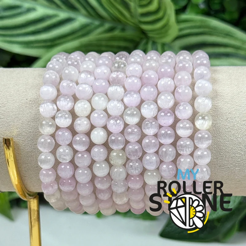 Armband aus kristallinem Kunzit aus Brasilien