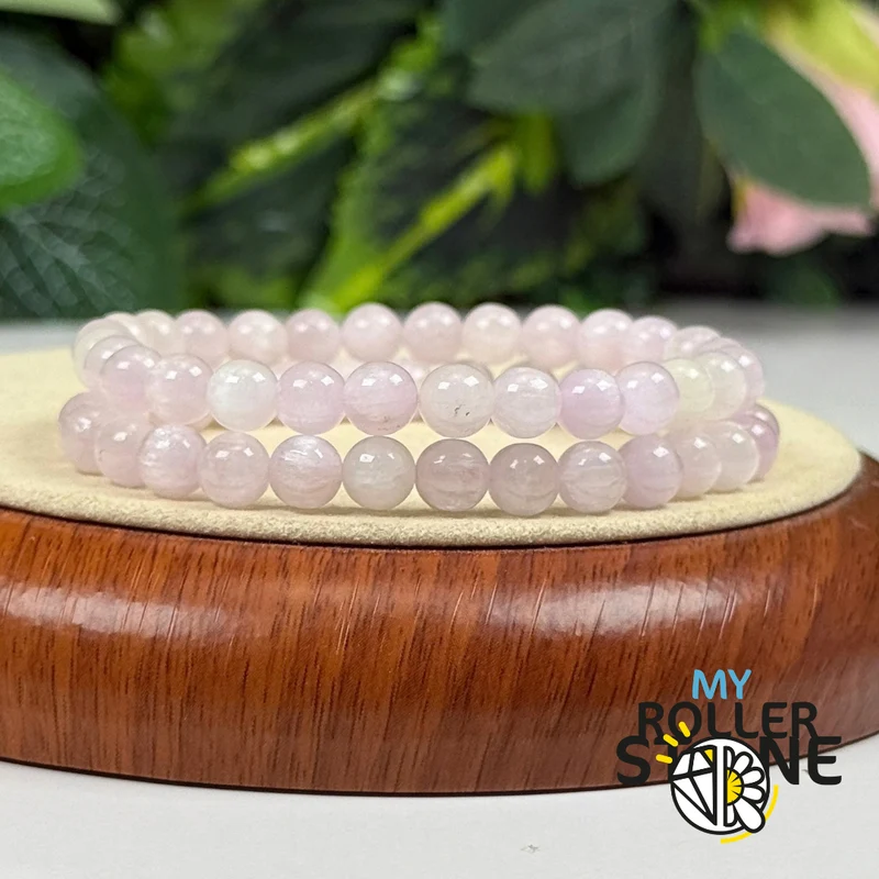 Armband aus kristallinem Kunzit aus Brasilien
