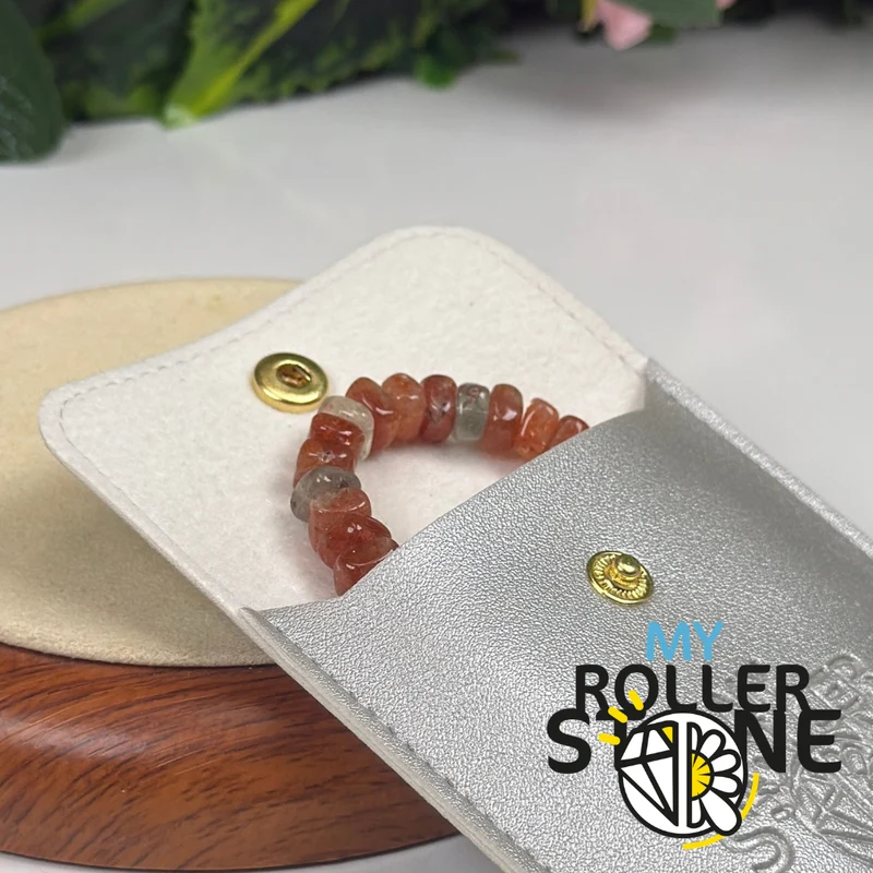 Goldenes Sonnensteinarmband aus Arusha, Tansania