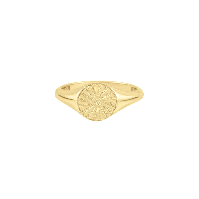 Pinky Shining Sun Ring
