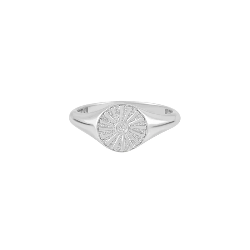 Pinky Shining Sun Ring