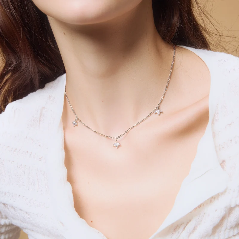 Pure Leaf Set Silver