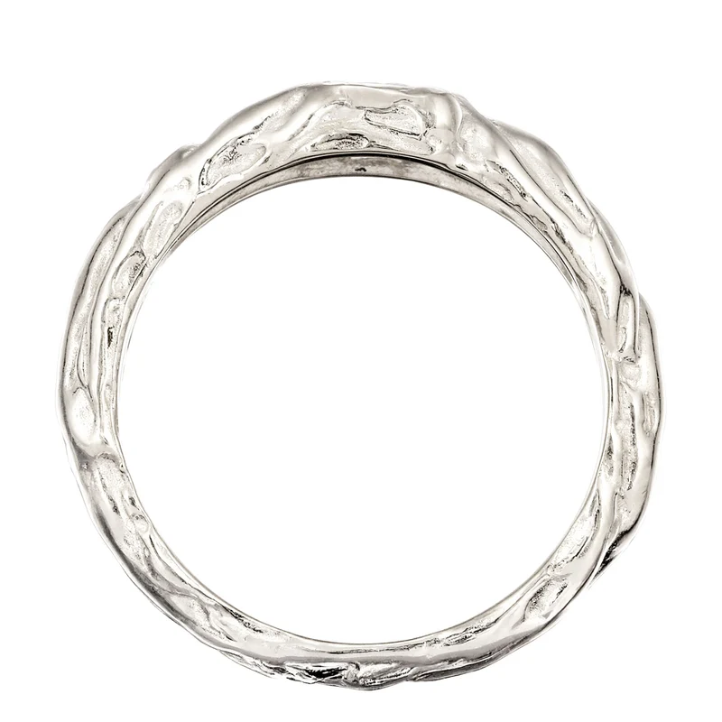 Siegelring Melted | Topas (Weiß)