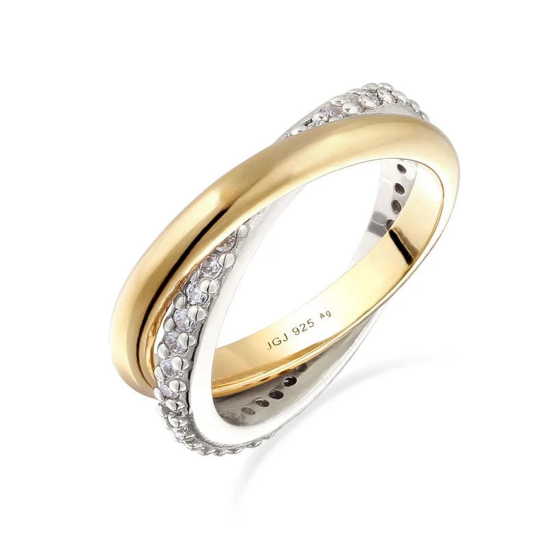 Ring mit Steinen | Zirkonia