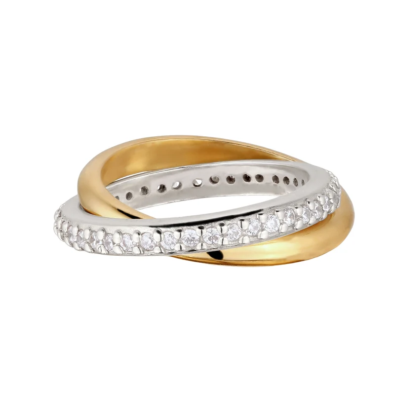 Ring mit Steinen | Zirkonia