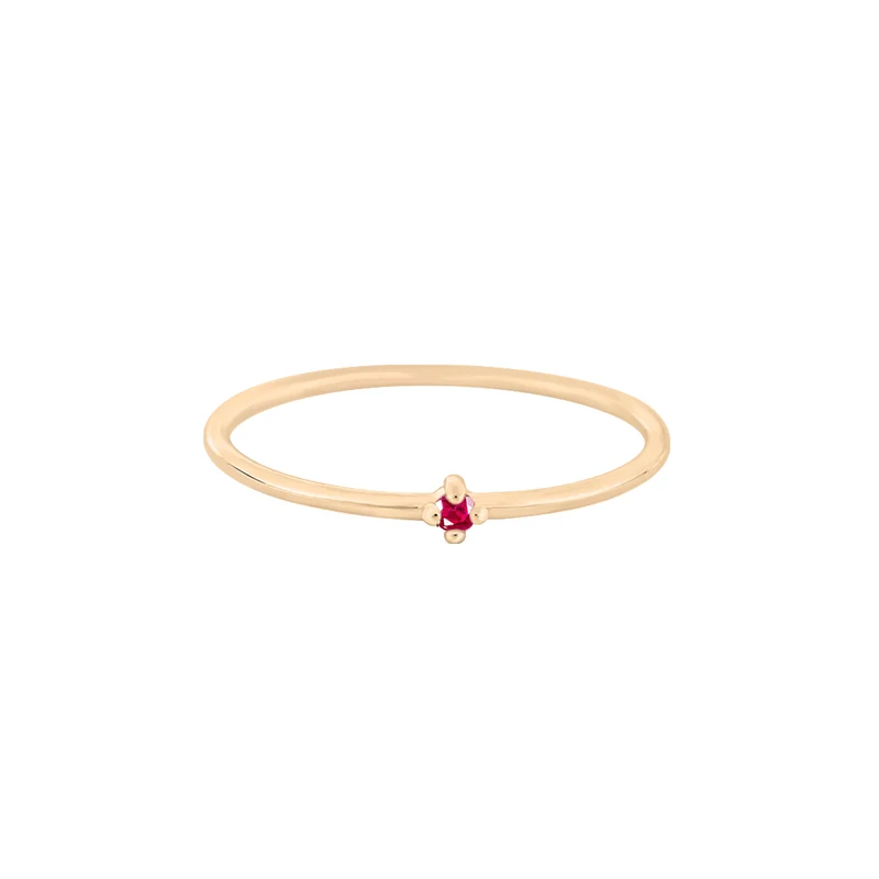Juli Roter Achat Edelstein Ring