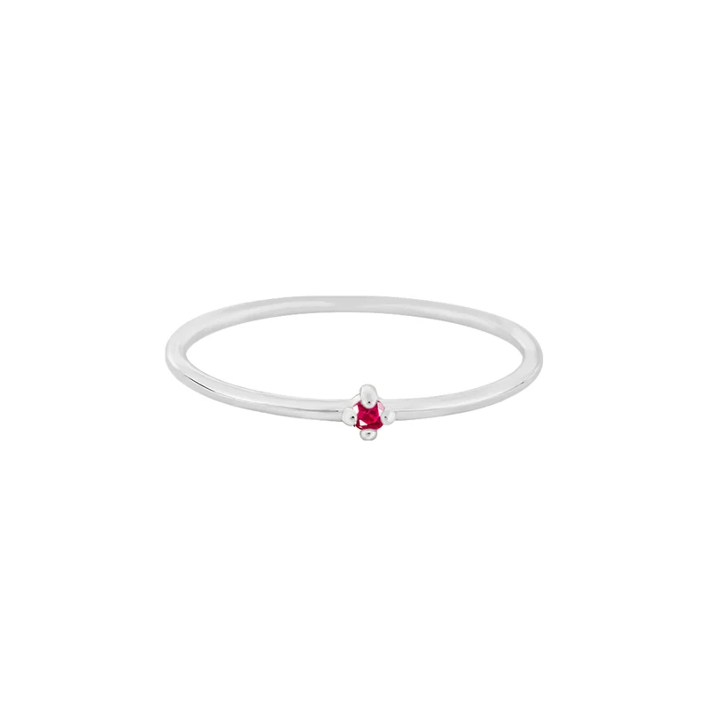 Juli Roter Achat Edelstein Ring