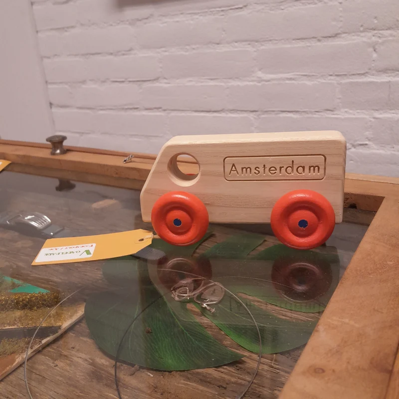 Wooden toy car