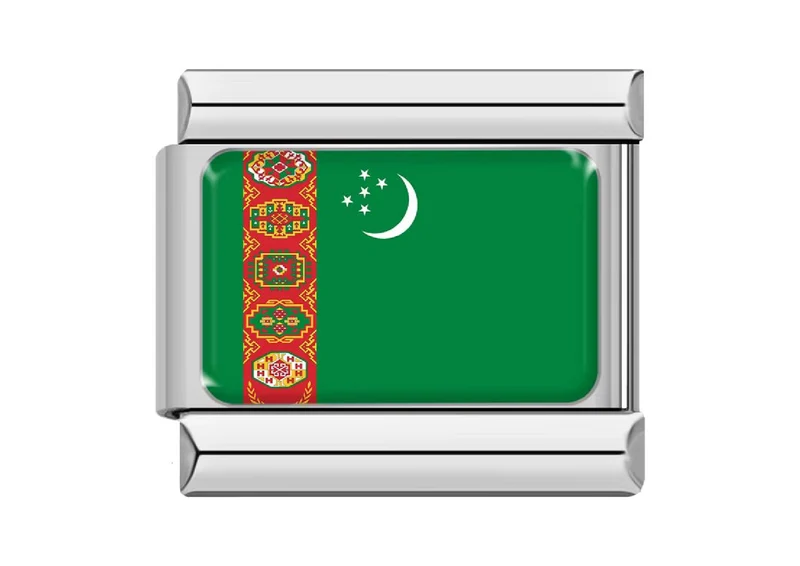 Turkmenistan Flagge