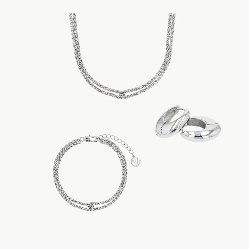 Sculpural Set Silver
