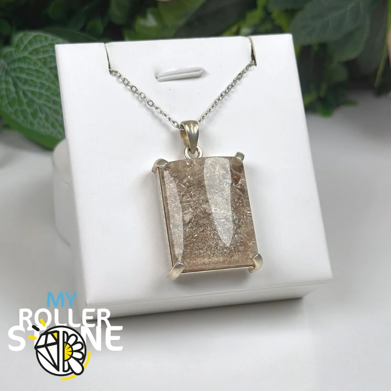 Lodolith-Anhänger aus Brasilien und 925er Silber #3