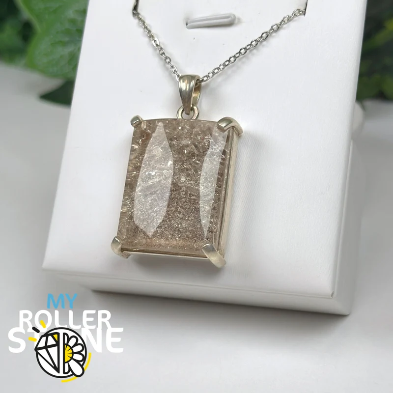 Lodolith-Anhänger aus Brasilien und 925er Silber #3
