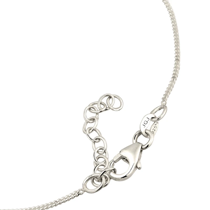 Armband mit Steinen Kreis | Bergkristall (Transparent)