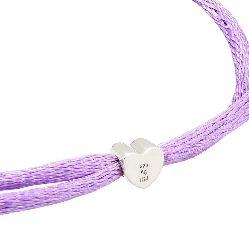 Armband Würfel LOVE | Satin (Lila)