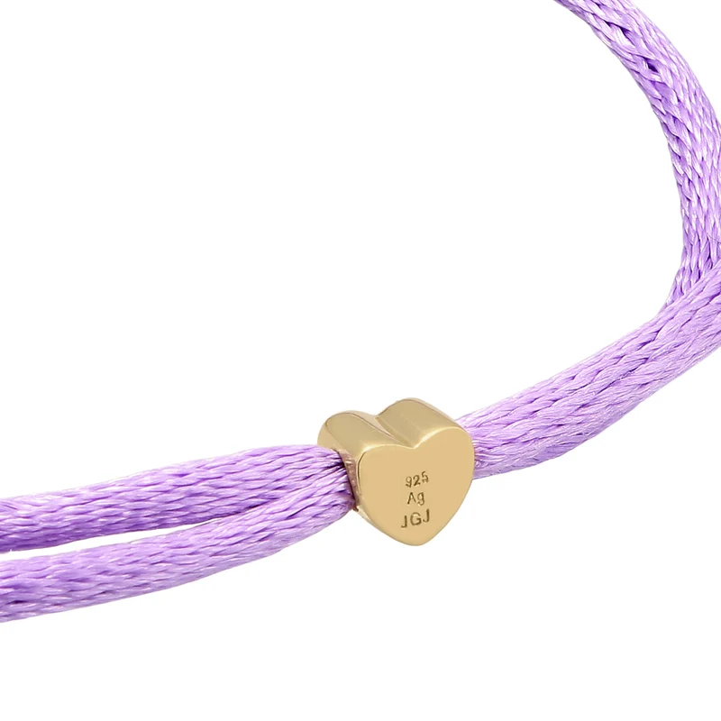 Armband Würfel LOVE | Satin (Lila)