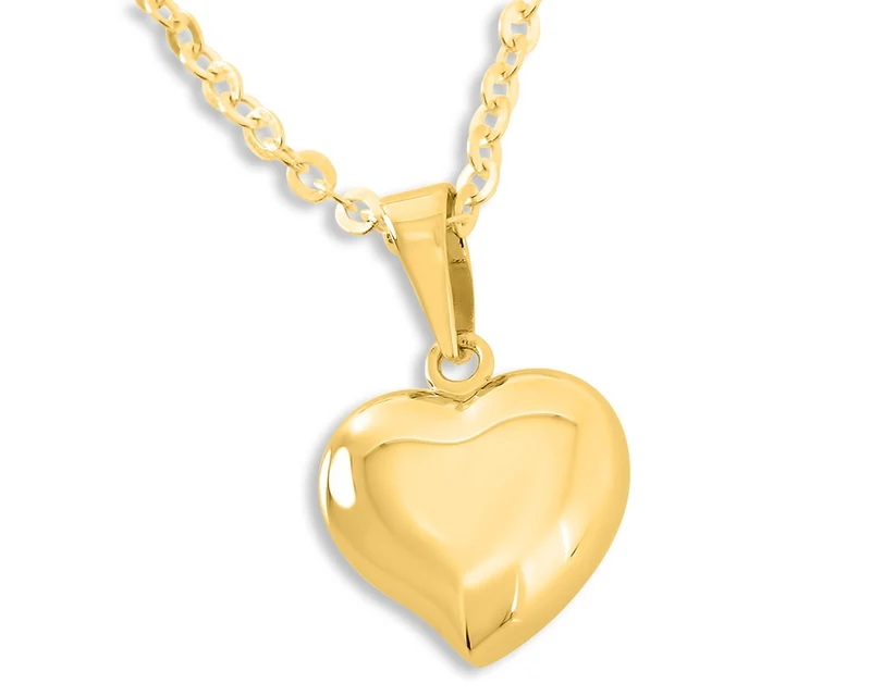 KETTE MIT INITIALEN HERZ ANHÄNGER VERGOLDET SCHMUCK MIT GRAVUR