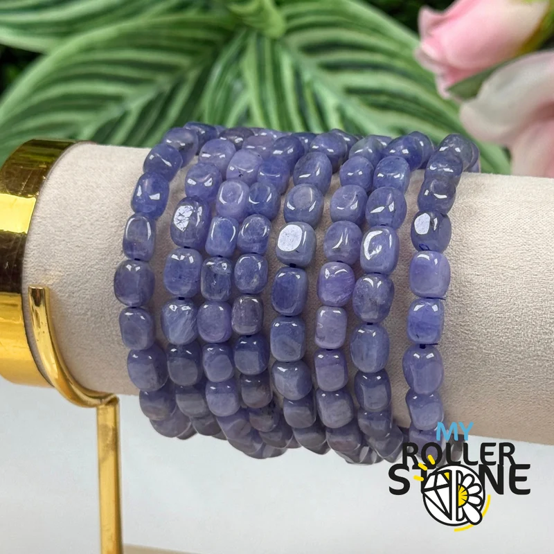 Barockperlenarmband mit Tansanit 3A