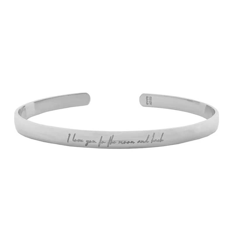 Engraved Cosmic Armreif