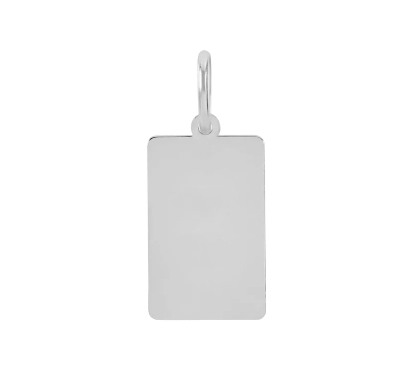 Engraved Square Anhänger