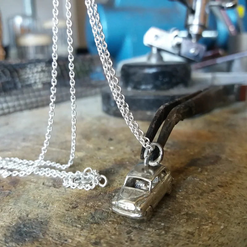Necklace for pendant or charm