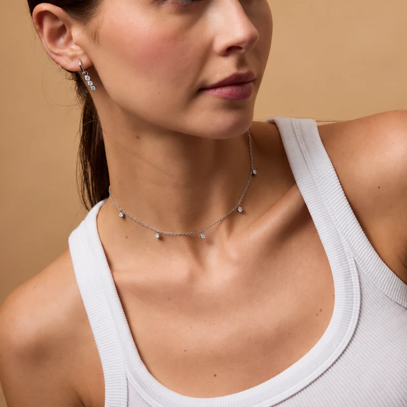 Sparkling Charm Set Silver