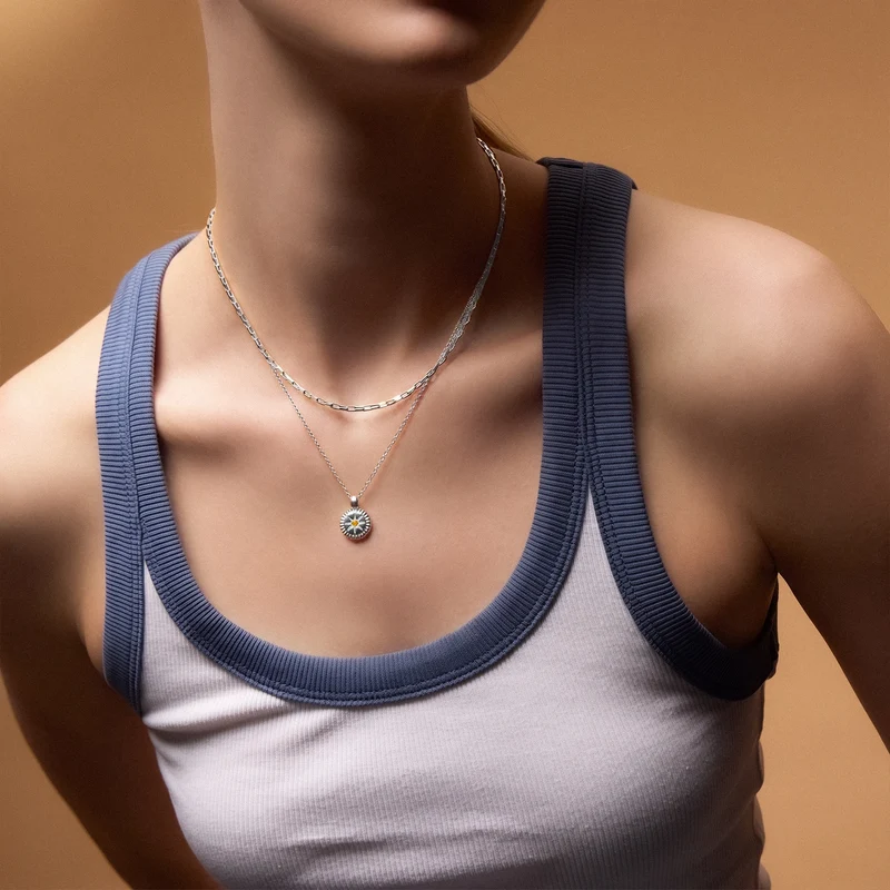 November Natural Birthstone Pendant Necklace