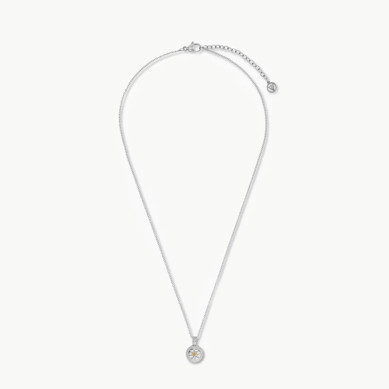 November Natural Birthstone Pendant Necklace