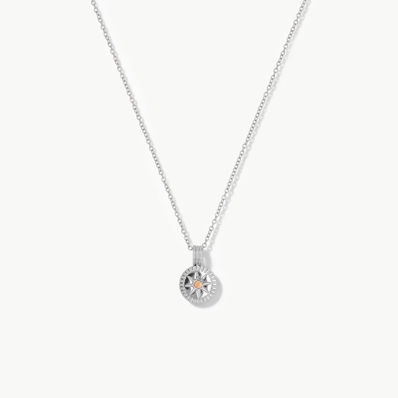 October Natural Birthstone Pendant Necklace