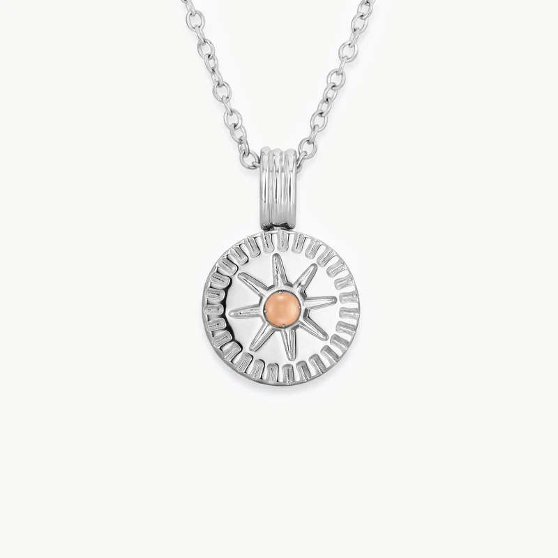 October Natural Birthstone Pendant Necklace