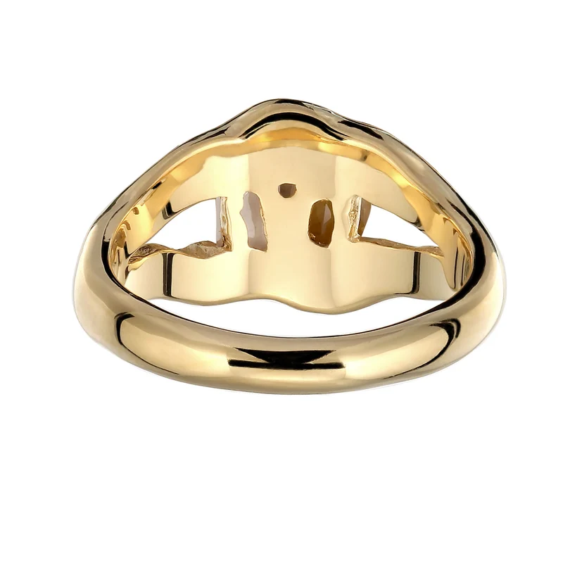 Ring Melted | Quarz (Rosa) & Citrin (Gelb)
