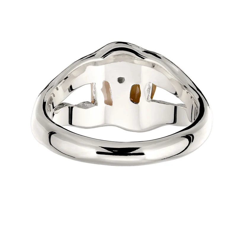Ring Melted | Quarz (Rosa) & Citrin (Gelb)