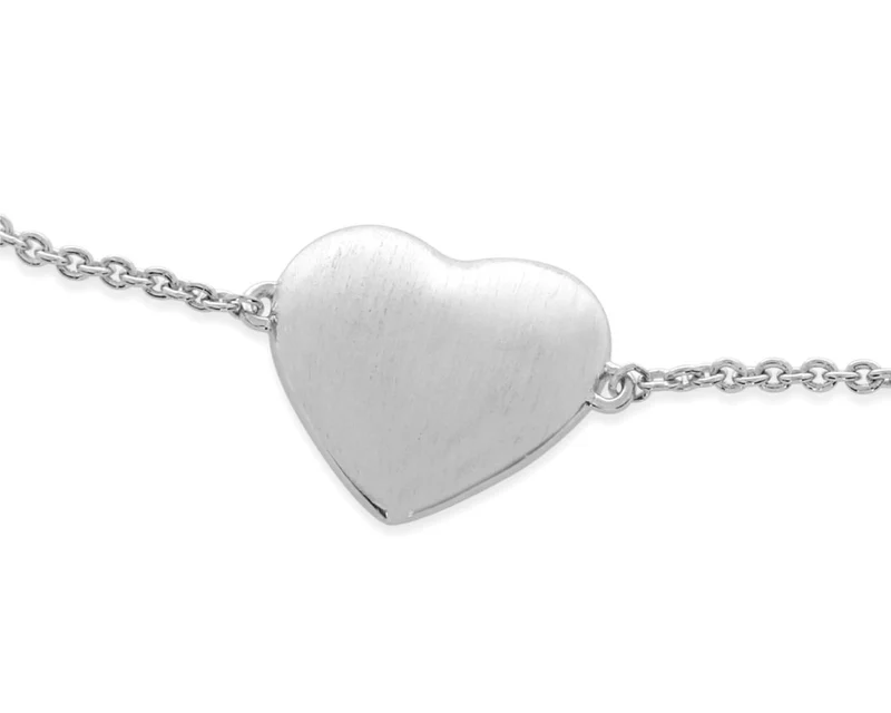 Herz Armband silber zart Schmuck 925 Sterling Silber