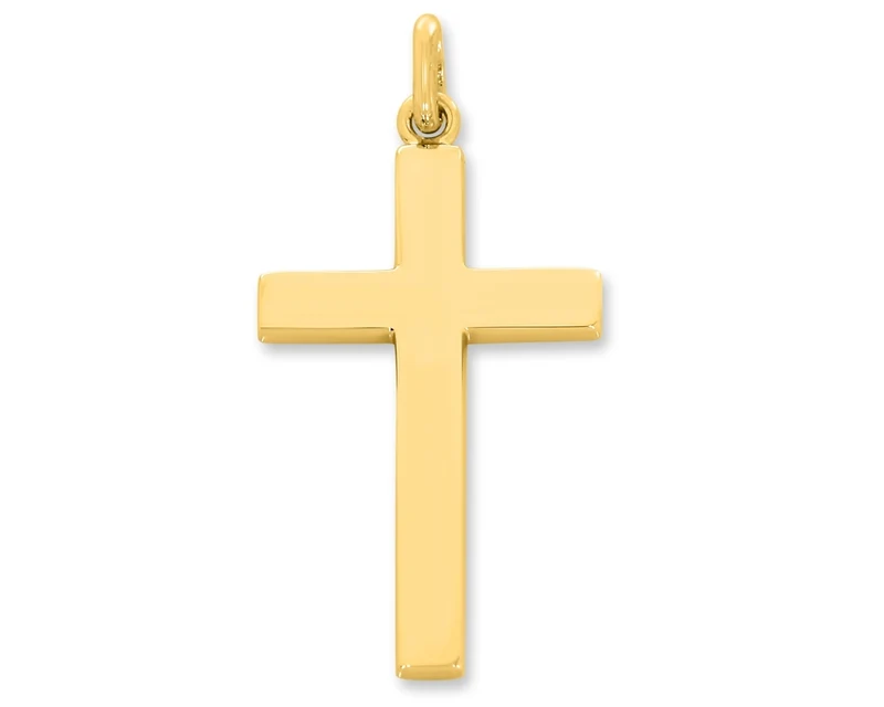 KETTENANHÄNGER KREUZ GOLD RELIGÖSER SCHMUCK KREUZSCHMUCK VERGOLDET
