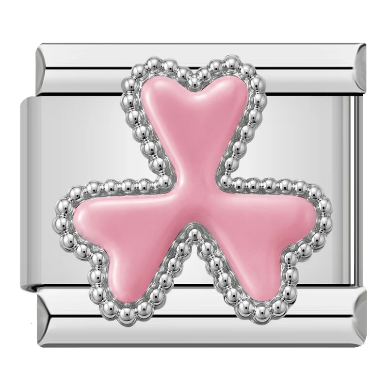 Clover Charm rosa