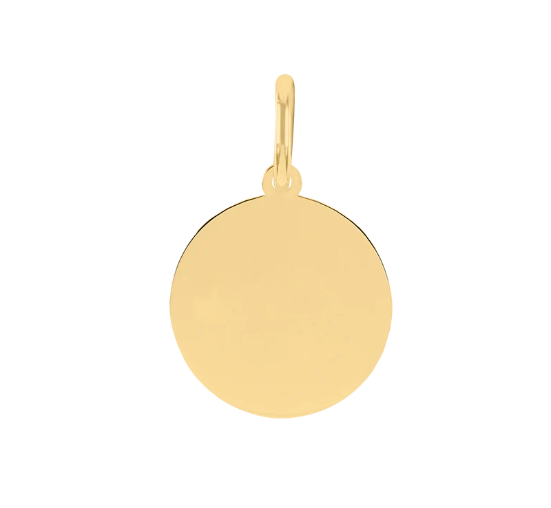 Engraved Round Anhänger