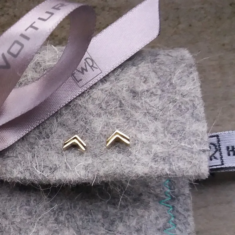 Chevron earrings