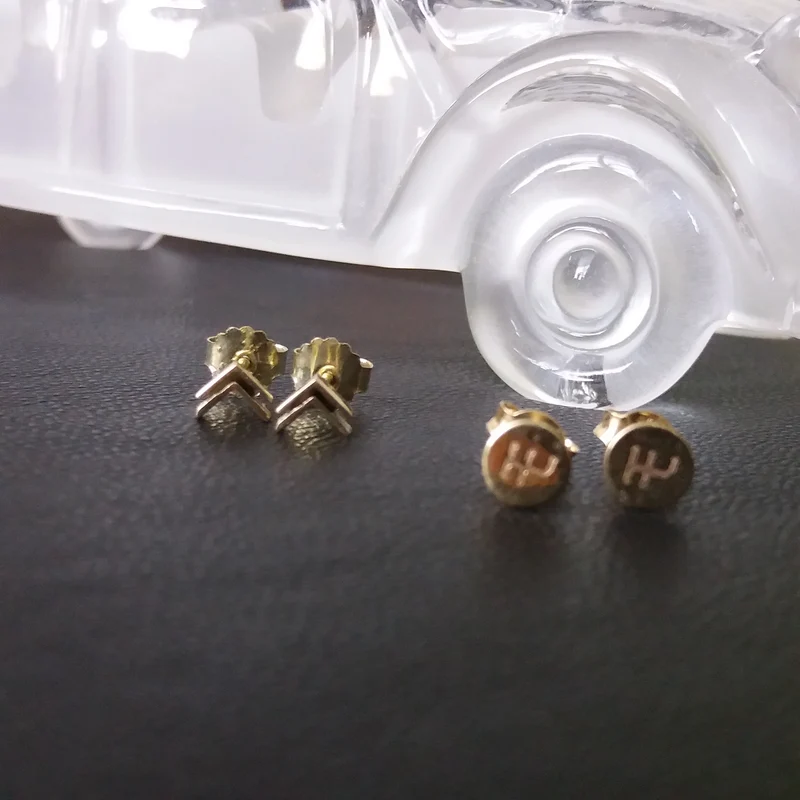 Chevron earrings