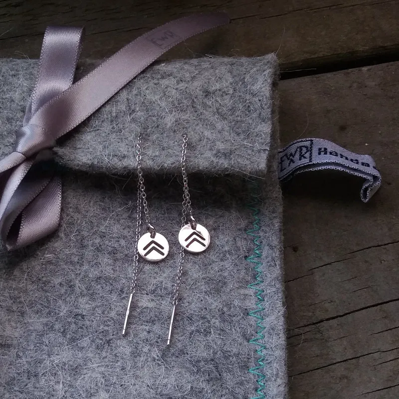 Chevron earrings