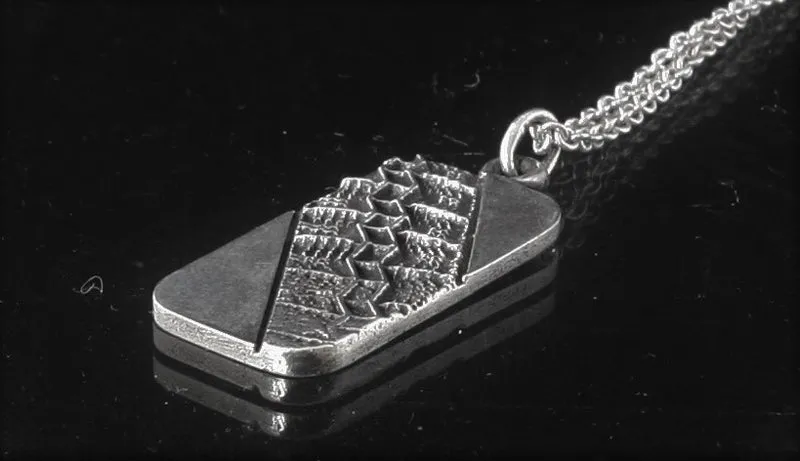 Tire imprint pendant