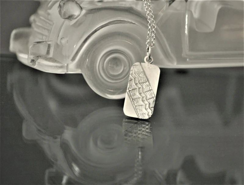 Tire imprint pendant