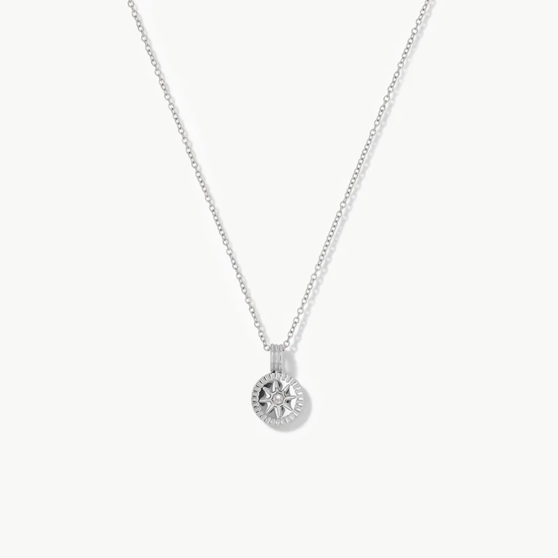 June Natural Birthstone Pendant Necklace